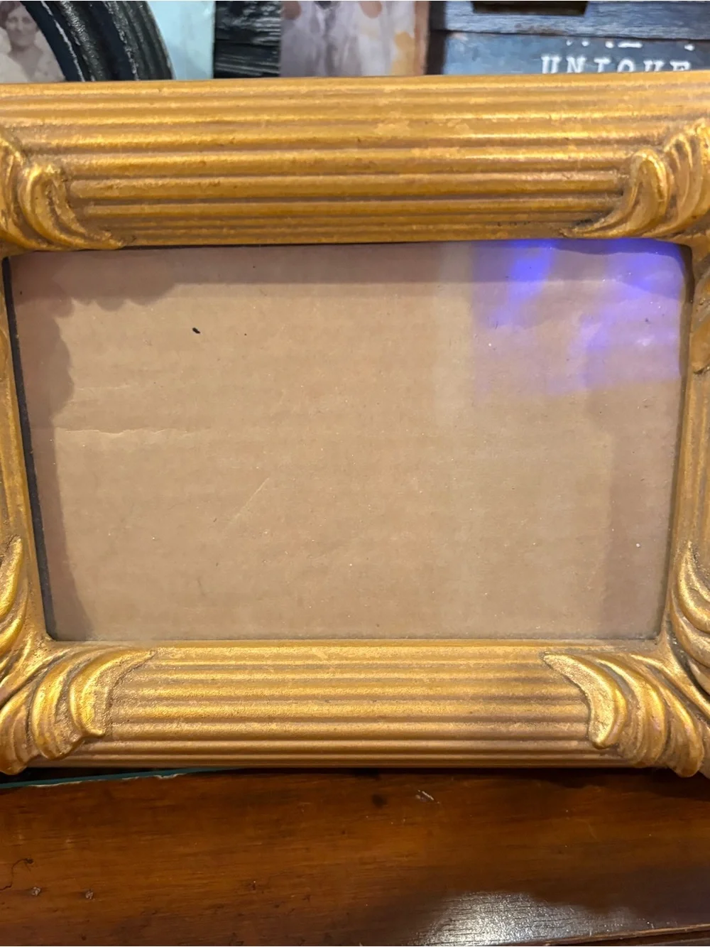 Assorted Decorative Picture Frames - Gold, Black, Silver, Blue, Brown